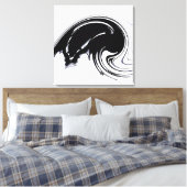 Out of Controlフラクタルキャンバス包まれたプリント キャンバスプリント (インサイチュ (寝室))