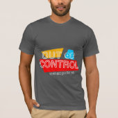 Out of Control – Bold Typography Statement Design Tシャツ (正面)