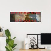 "Out Of His Mind" 36"x12" (90cm x 30cm) ポスター (ホームオフィス)