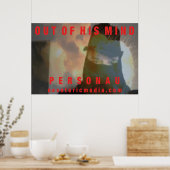 "Out Of His Mind" 36"x24" (90cm x 60cm) ポスター (キッチン)