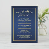 Out of Office 企業の Forever Retirementパーティー 招待状 (スタンド正面)