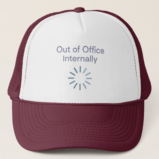 Out of Office Internally – Mindful Slow Mode Hat キャップ (正面)