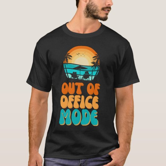 Out of Office Mode Tシャツ (正面)