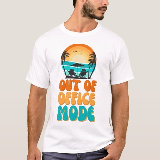 Out of Office Mode Tシャツ (正面)
