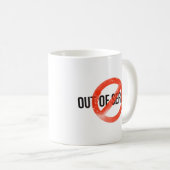 Out Of Service | Bold Graphic Classic Coffee Mug コーヒーマグカップ (正面右)
