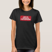 Out Of Service For Repairs Knee Hip Replacement Tシャツ (正面)
