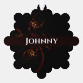 Out of the Dark抽象芸術 オーナメントカード (裏面)