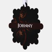 Out of the Dark抽象芸術 オーナメントカード (左)