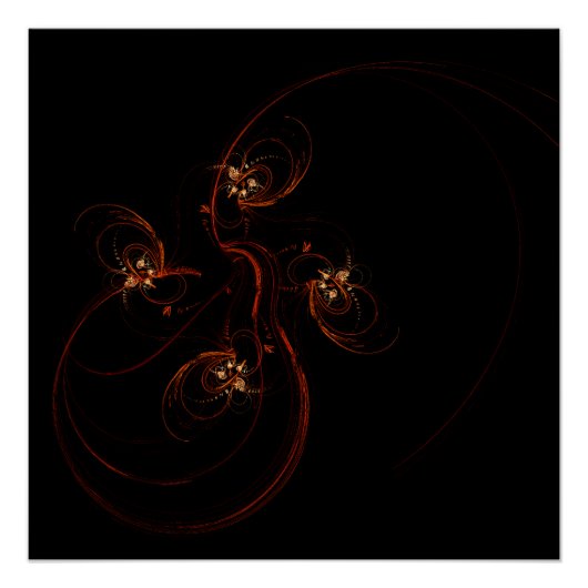 Out of the Dark抽象芸術 ポスター (正面)