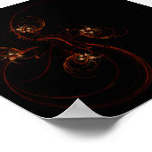 Out of the Dark抽象芸術 ポスター (角)