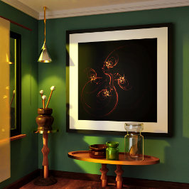 Out of the Dark抽象芸術 ポスター