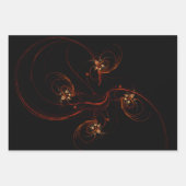 Out of the Dark抽象芸術 ラッピングペーパーシート (正面3)