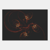 Out of the Dark抽象芸術 ラッピングペーパーシート (正面)