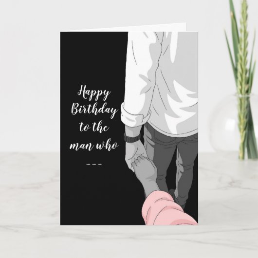 OUT OF THE DARK BIRTHDAY CARD FOR HIM サンキューカード (正面)