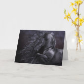 Out of the Night Greeting Card カード (黄色い花)