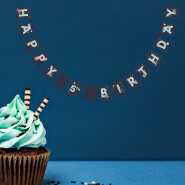 Out of This Worldハッピーバースデーバナーのフラグ バンティングフラッグ