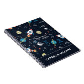 Out of This World宇宙パターン ノートブック (右側)