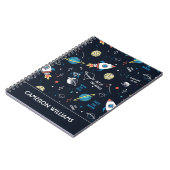 Out of This World宇宙パターン ノートブック (左側)