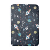 Out of This World宇宙パターン バスマット (正面縦)