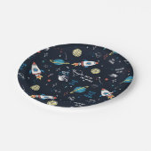 Out of This World宇宙パターン ペーパープレート (アングル)