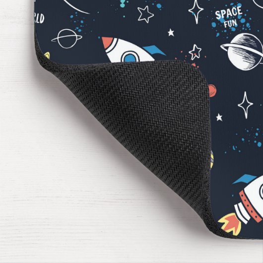 Out of This World宇宙パターン マウスパッド (コーナー)