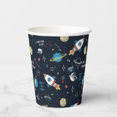 Out of This World宇宙パターン 紙コップ (裏面)