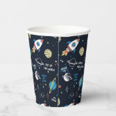 Out of This World宇宙パターン 紙コップ (右)