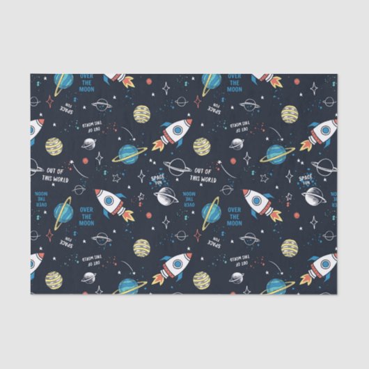 Out of This World宇宙パターン 薄葉紙 (正面)