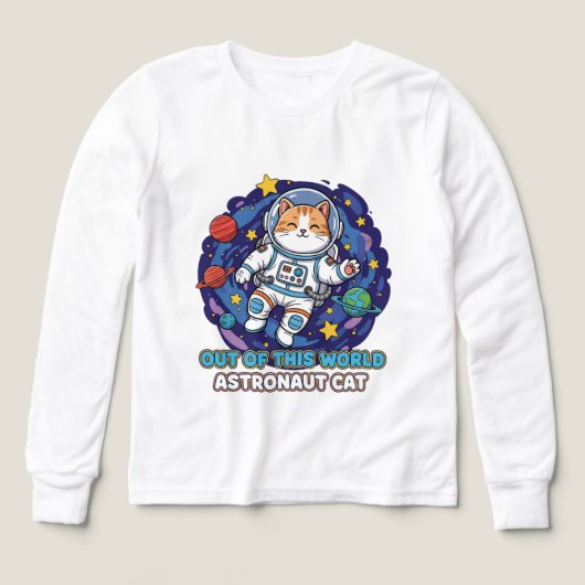Out of This World Astronaut Cat (デザイン正面)