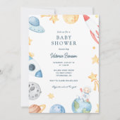 Out of this World Baby Showerへの招待 招待状 (正面)