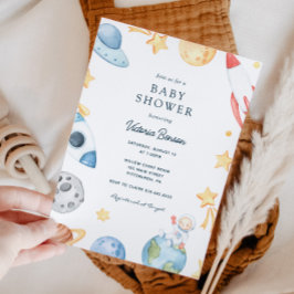 Out of this World Baby Showerへの招待 招待状