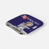 Out-Of-This-World Birthday Party – 宇宙飛行士テーマ ペーパープレート (傾斜あり)