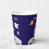 Out-Of-This-World Birthday Party – 宇宙飛行士テーマ 紙コップ (左)