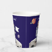 Out-Of-This-World Birthday Party – 宇宙飛行士テーマ 紙コップ (右)