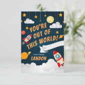 Out of This World Classroom Valentine's Dayカード 招待状 (スタンド正面)