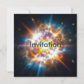 Out Of This World Cosmic Space 招待状 (正面)