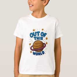 Out of This World  Embroidery Style Tee Tシャツ