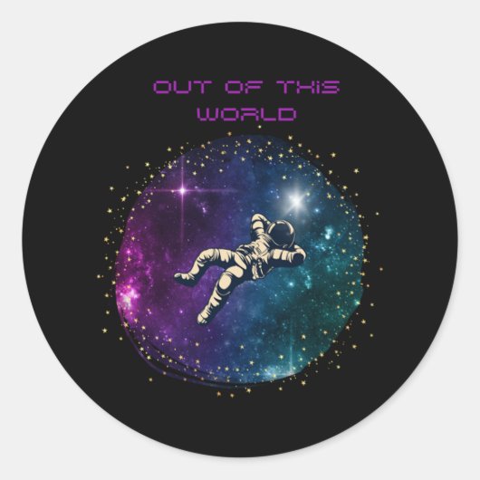Out of This World GeneZ引用文 ラウンドシール (正面)