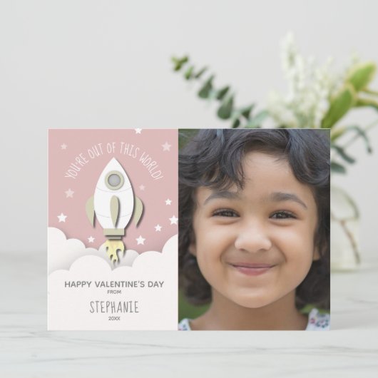 Out of This World Pink Rocket Valentine Photo (スタンド正面)