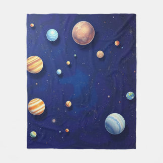 Out of This World Plush Fleece Throw Blanket フリースブランケット