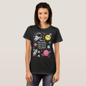 Out Of This World Spaceship Planet Galaxy Christia Tシャツ (正面フル)