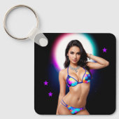 Out of this World Swimsuit Model キーホルダー (正面)
