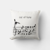 Out of Tune，トゥーカンの歌の鳥に参加 クッション (正面)