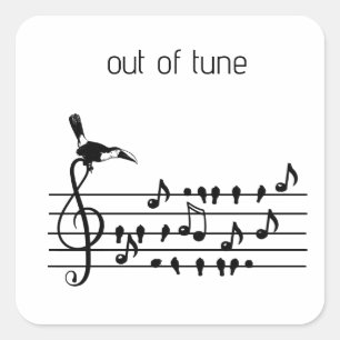 Out of Tune,トゥーカンの歌の鳥に参加 スクエアシール