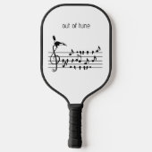 Out of Tune，トゥーカンの歌の鳥に参加 ピックルボールラケット (裏面)