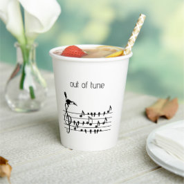 Out of Tune,トゥーカンの歌の鳥に参加 紙コップ