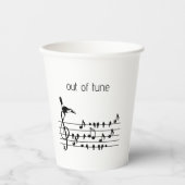 Out of Tune，トゥーカンの歌の鳥に参加 紙コップ (正面)