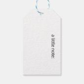 Out of Tune Flamingoの歌の鳥に参加 ギフトタグ (裏面)