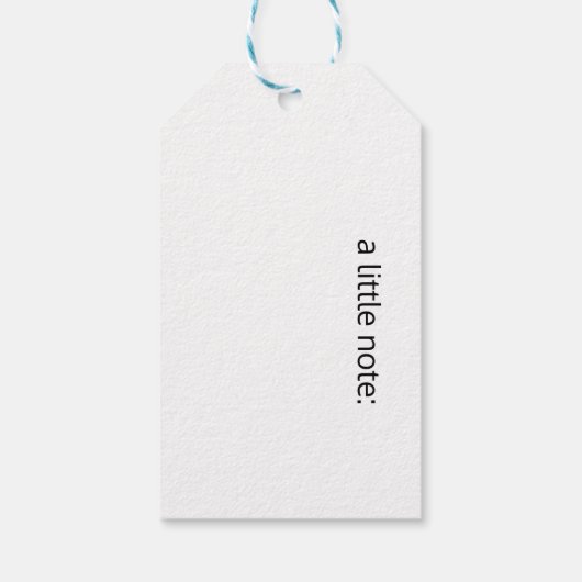 Out of Tune Flamingoの歌の鳥に参加 ギフトタグ (裏面)