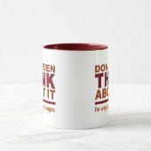 Out Of Your League mug -スタイルとカラーを選択 マグカップ (中央)